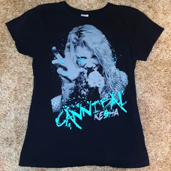 Bay Island Tops - Vtg Ke$ha Cannibal Tee sz 3X